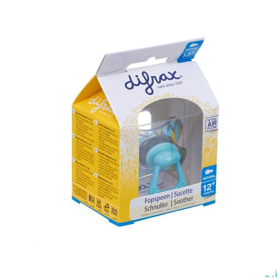 Difrax Fopspeen Natural 12 + M  -  Difrax