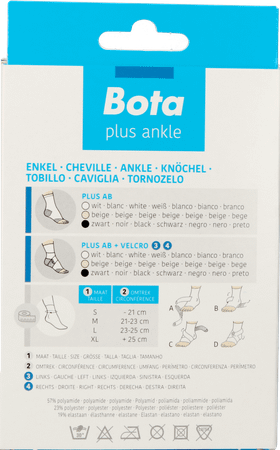 Bota Plus Chevillere+Velcro Skin S 