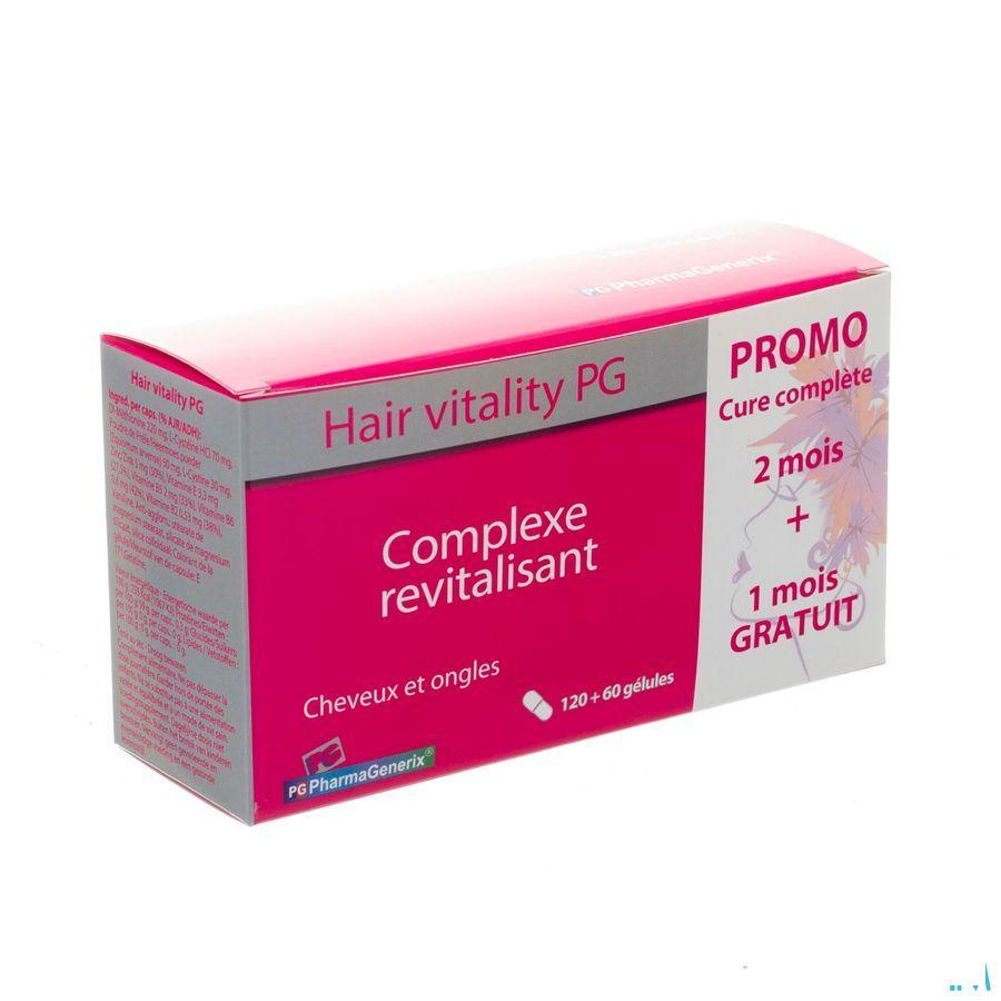 Hair Vitality Pg Pharmagenerix Capsule 3x60  -  Superphar