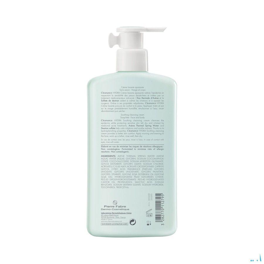 Avene Cleanance Hydra Creme Lavante Apaisante 400 ml  -  Avene