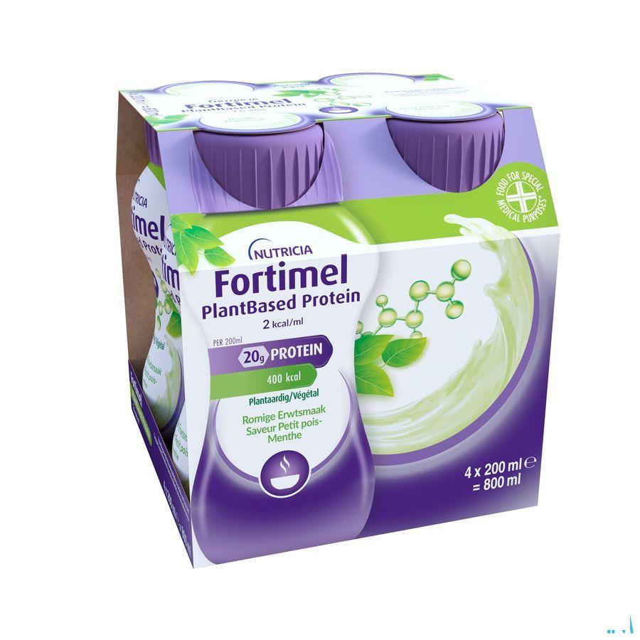 Fortimel Plantbased Protein Pet.Pois-Menthe4X200 ml