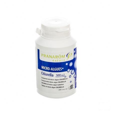 Chlorella 500 mg Comprimes 200x500 mg  -  Pranarom