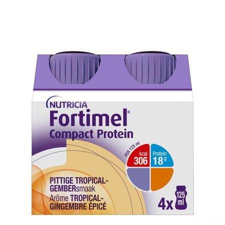 Fortimel Compact Protein Tropic.gemb.pittig4x125 ml  -  Nutricia