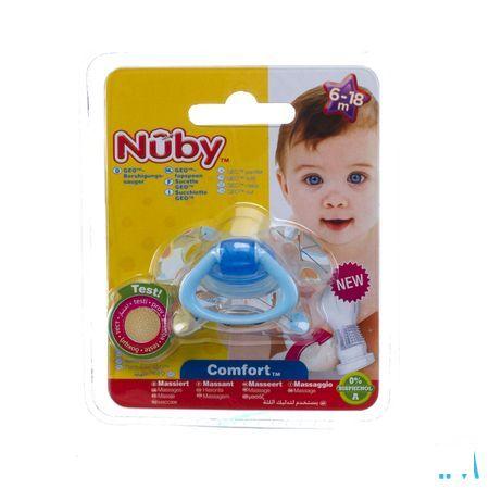 Nuby Geoac Orthodontische Fopspeen - 6-18m  -  New Valmar