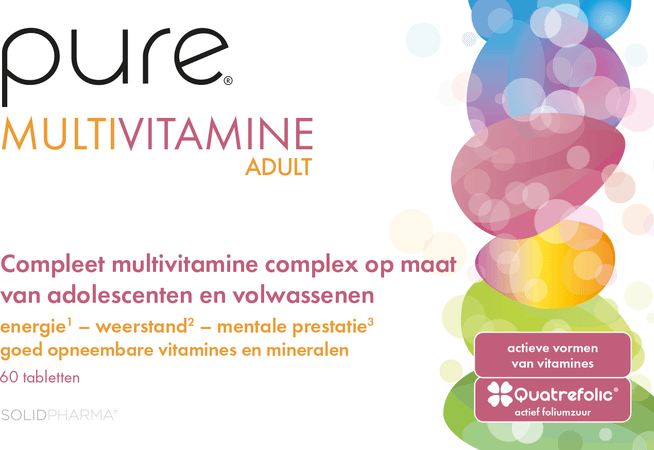 Pure Multivitamine Adult Tabl 60