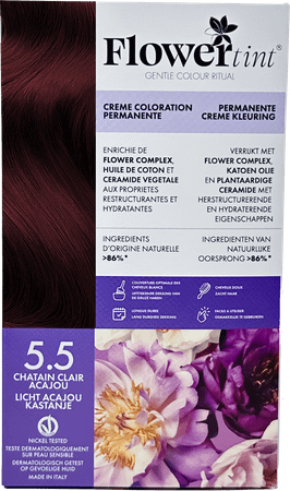 Flowertint Chatain Clair Acajou 5.5 140 ml