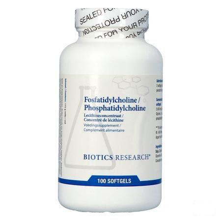 Biotics Phosphatidylcholine 100 softgels  -  Energetica Natura