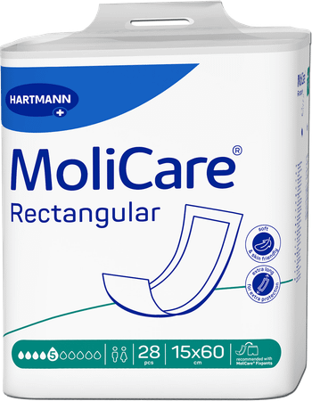 Molicare Rectangular 5 Drops 28  -  Hartmann