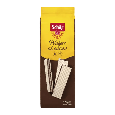 Schar Wafels Chocolade 125 gr 6510  -  Revogan