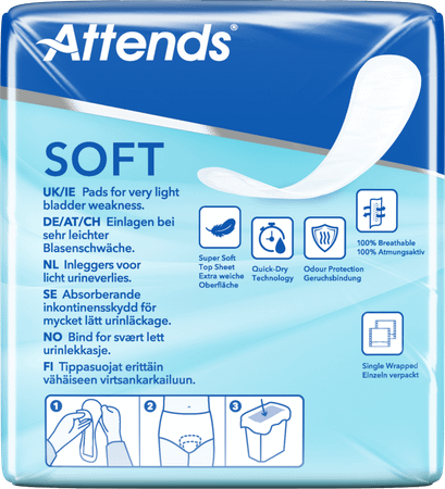 Attends Soft 1 Mini Long Inleg Anatom. 1x16