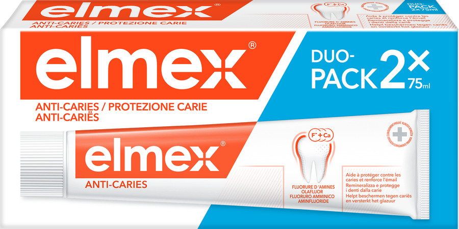 Elmex Anti caries Tandpasta Tube 2x75 ml