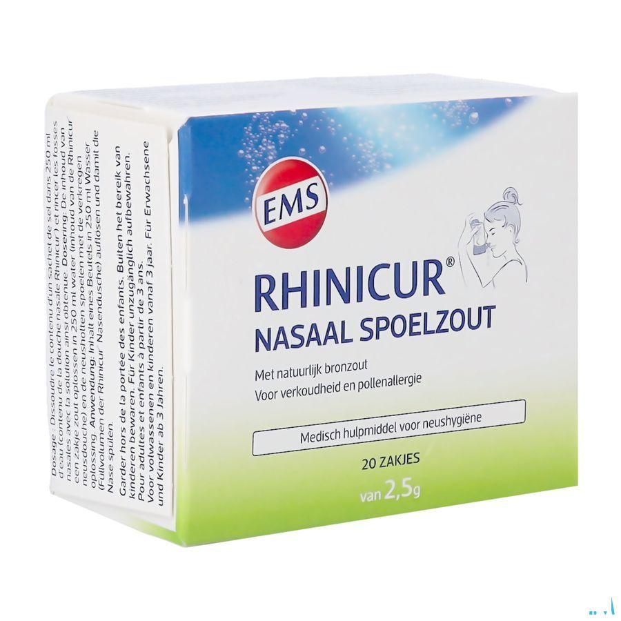 Rhinicur Nasaal Spoelzout Zakje 20x2,5 gr