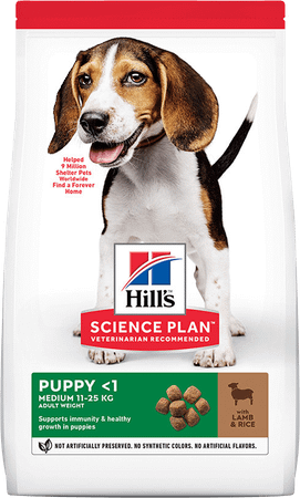 Science Plan Canine Puppy Medium Lamb&Rice 14 Kg