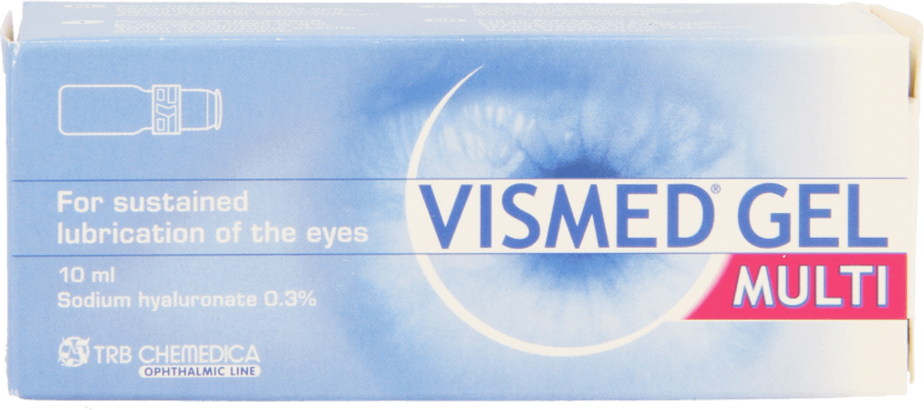 Vismed Gel Multi Bevochtigen Ogen 0,3% Flacon 10 ml