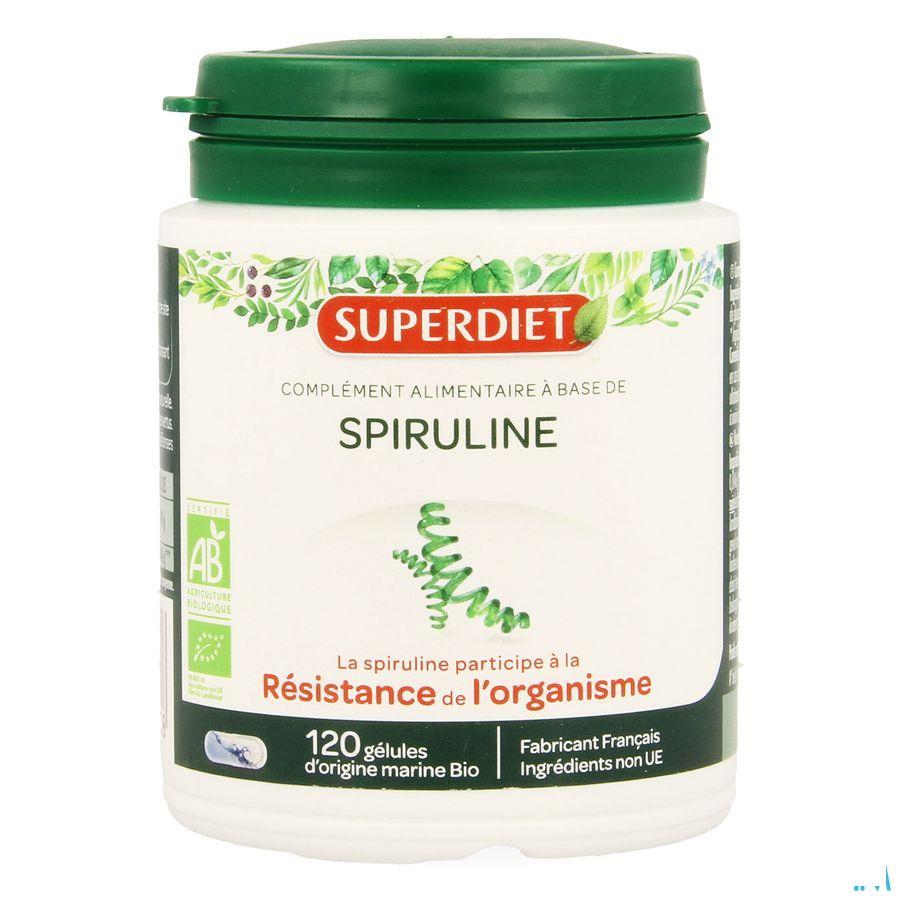 Spiruline Bio Capsule 120  -  Superdiet Laboratoires