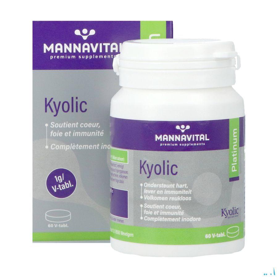 Mannavital Kyolic Platinum (ail Fermente) 60 caps