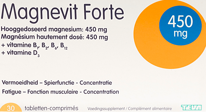 Magnevit Forte 450 mg Comprimes 30 