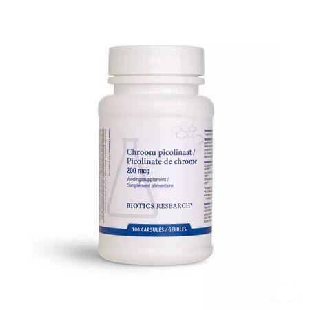 Biotics Chroom Picolinaat 200mcg 100 gélules  -  Energetica Natura