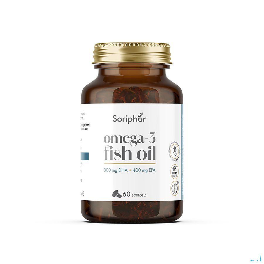 Soria Omega-3 Visolie 1000 mg Epax Softgels 60  -  Soria Bel