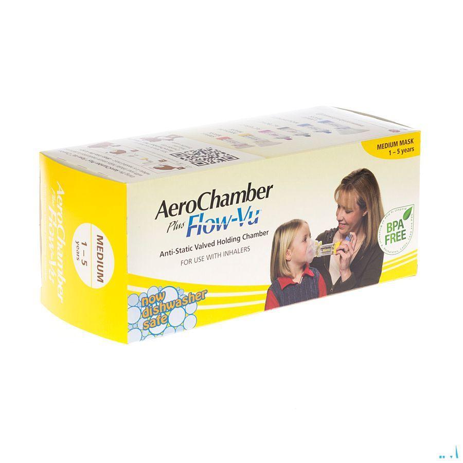 Aerochamber Plus Anti static + flow-vu-mask Child  -  Hospithera
