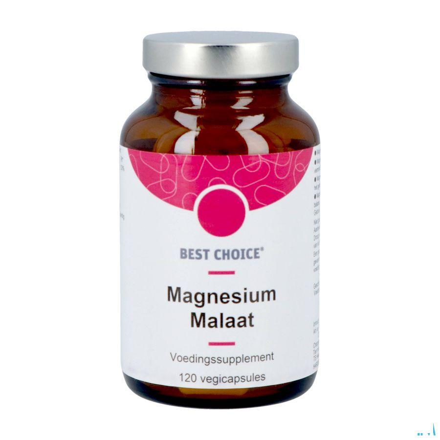 Best Choice Magnesiummalaat 500 V-Capsule 120 Nl