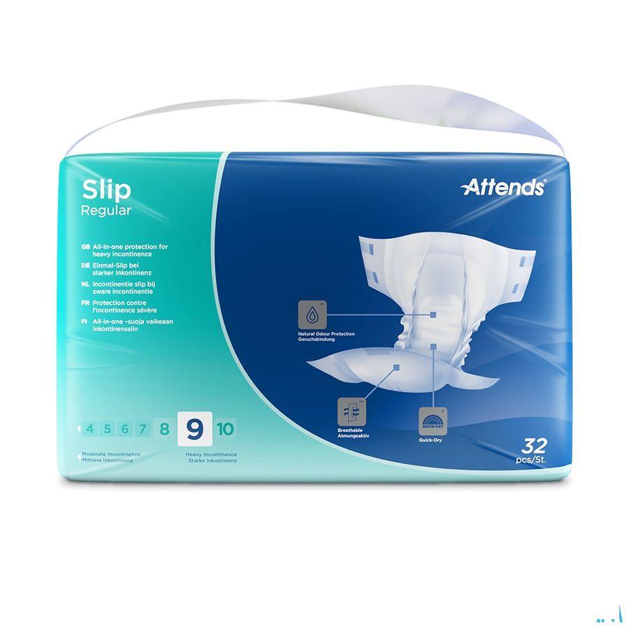 Attends Slip Regular 9 X Small 1X32
