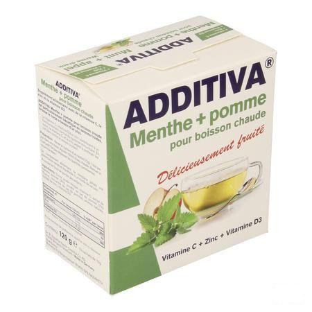 Additiva Boisson Chaude Menthe Pomme Sachets 10x12g  -  Bomedys