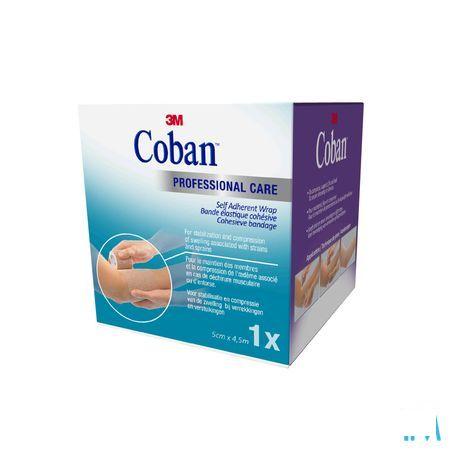 Coban Bandage Elast.tan 5,0cmx4,57m Roul. 1582p  -  3M