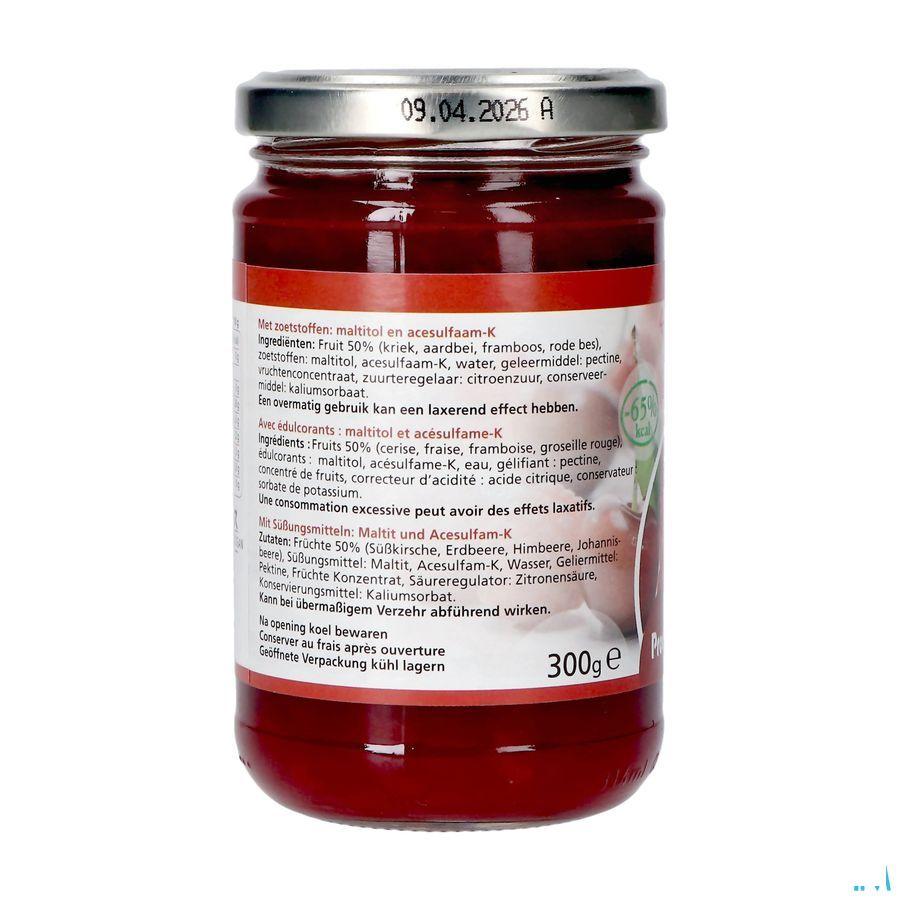 Prodia Broodbeleg 4 Vruchten + Maltitol 300 gr 6189  -  Revogan