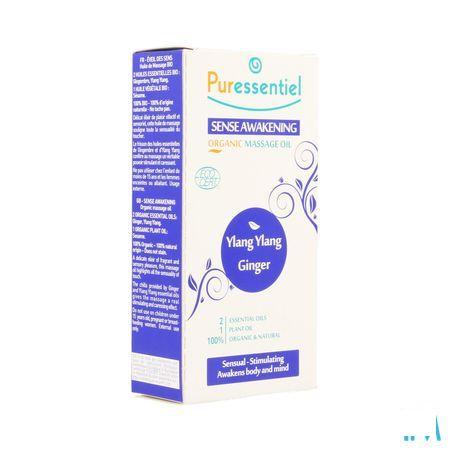 Puressentiel Mass.olie Ylang Ylang-gember Bio100 ml  -  Puressentiel
