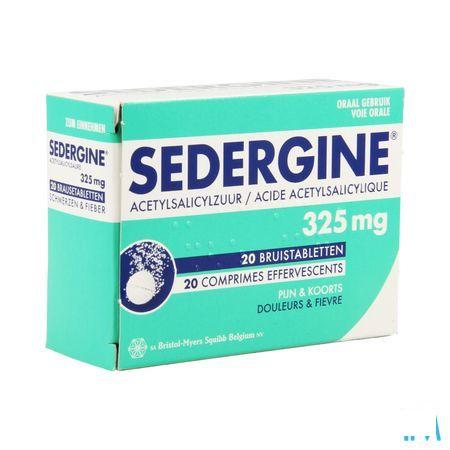 Sedergine 325 mg Comprimes Effervescents 20