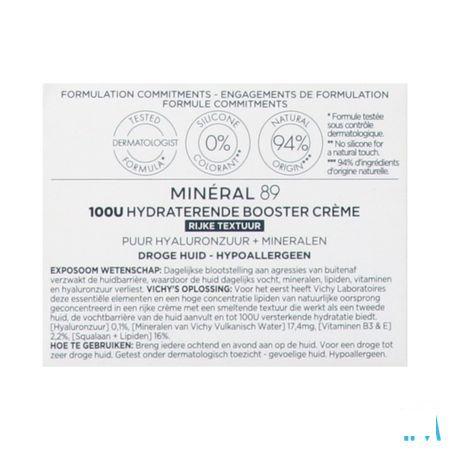 Vichy Mineral 89 Creme Rijk 50 ml