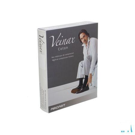 Veinax Kous Katoen Man 2 Lang Zwart Maat 1