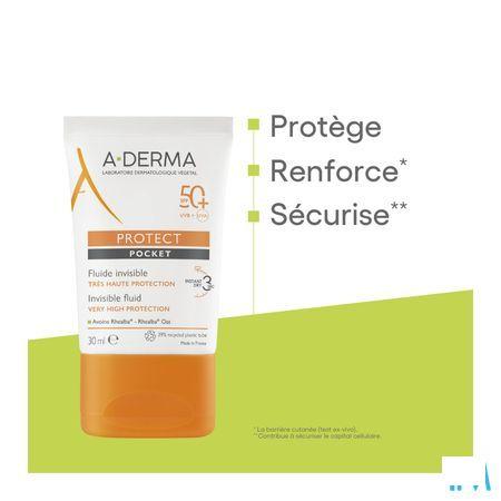 Aderma Protect Pocket Fluide Onzichtbare Ip50 + 30 ml  -  Aderma