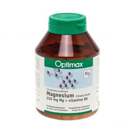 Magnesium Citraat Tabletten 120 Optimax 