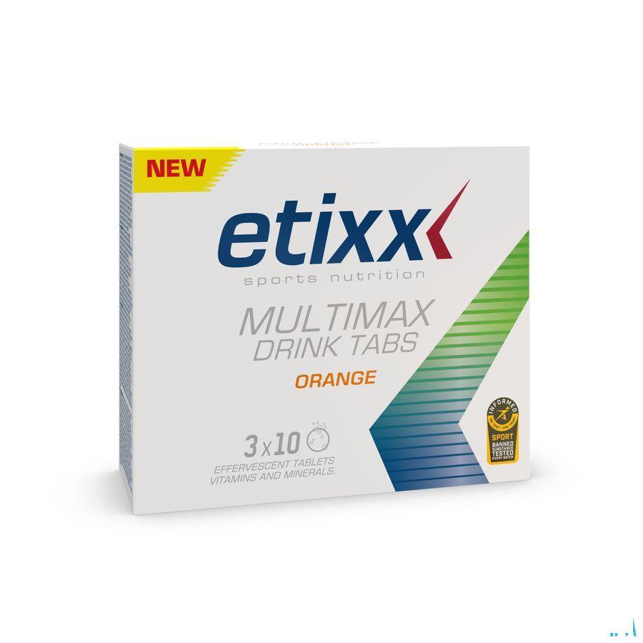 Etixx Multimax Drink Orange Tube Tabl 3 x 10