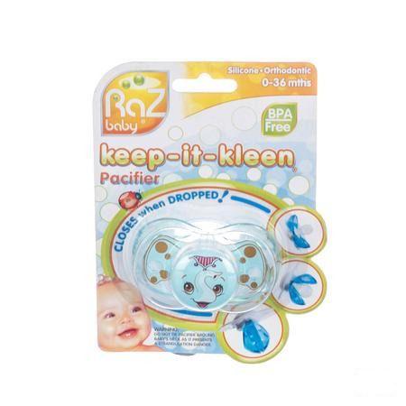 Raz Baby Keep It Clean Sucette Elfy Elephant  -  Solidpharma