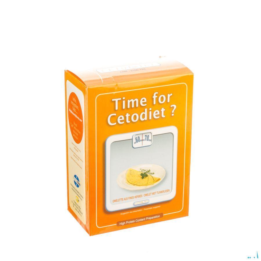 Cetodiet Omelette Aux Fines Herbes Poudre Sachets 6x25 gr