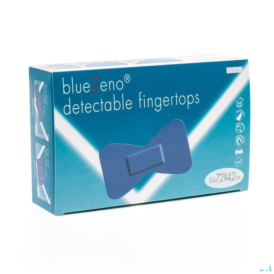 Bluezeno Detectable Fingertop 7,2X4,2Cm 50  -  Zeno Phar