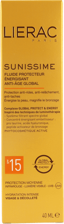 Lierac Sunissime Fluide Gelaat Ip15 Bescherm. 40 ml