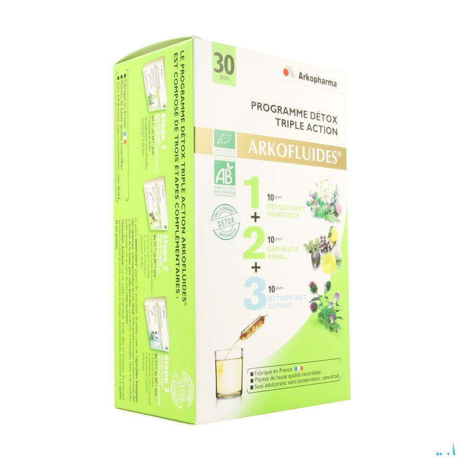 Arkofluide Programma Detox Ampullen 30  -  Arkopharma