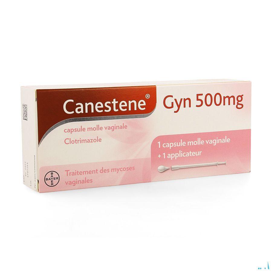 Canestene Gyn 500 mg Zachte Capsule Vaginale gebr.1 + applic