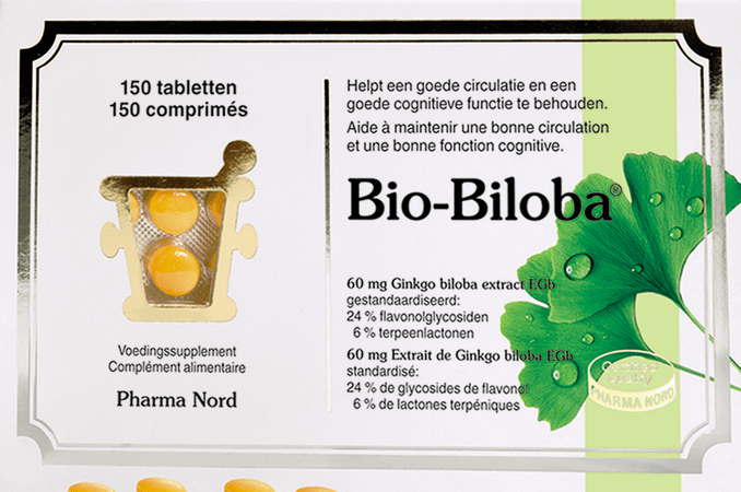 Bio-biloba Comprimes 150x60 mg  -  Pharma Nord