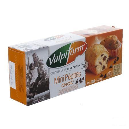 Valpi Mini Cakes Chocolade Glutenvrij 6x40 gr 4017  -  Revogan