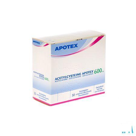 Acetylcysteine Apotex Comprimes Effervescents 30 X 600 mg