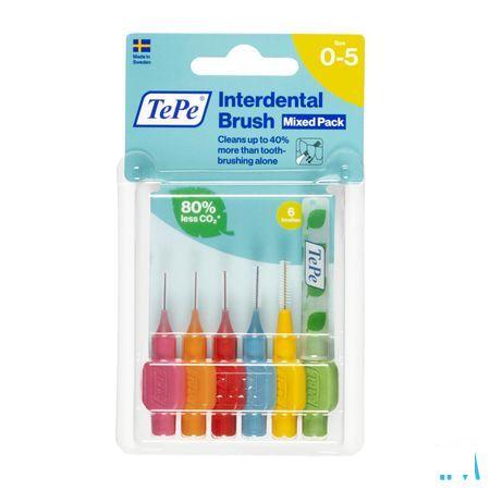 Tepe Interdental Brush Assorted 6