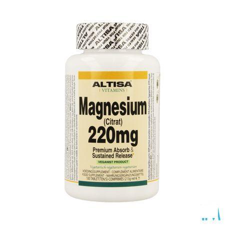 Altisa Magnesium Ctrat 220 mg Tr Tabletten 100  -  Dieximport