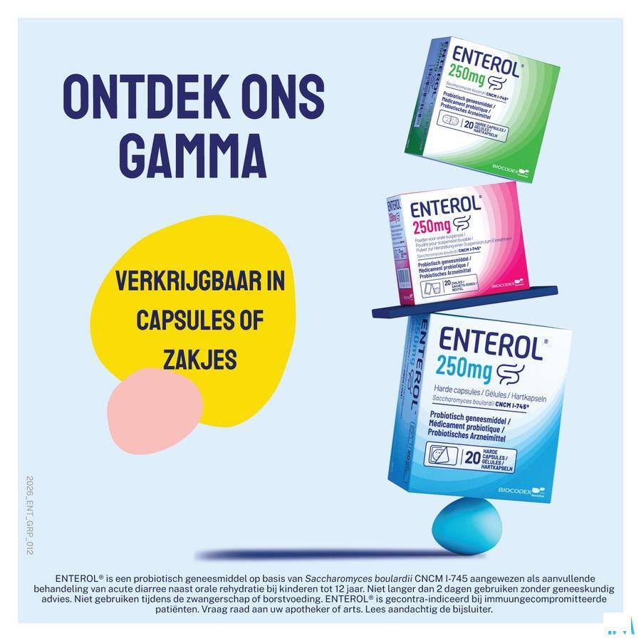 Enterol 250 mg Pulv Sachets 10