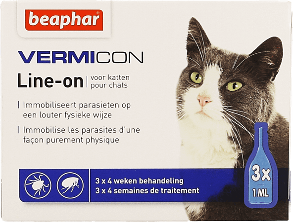 Beaphar Vermicon Line-On Kat 3X1ml