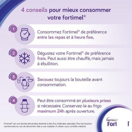 Fortimel Energy Multi Fibre Chocolade 4x200 ml  -  Nutricia